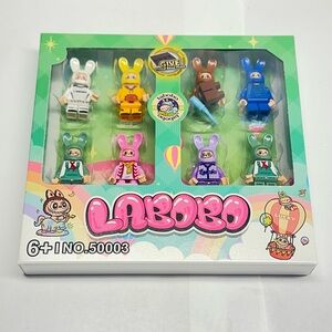 Labobo Minifigure Lot w/ Accessories 8+ Pcs Bunny Action Figure Set BRAND NEW